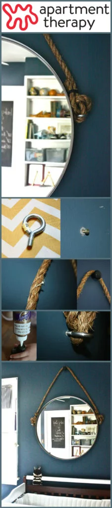 DIY Rope Mirror Decor