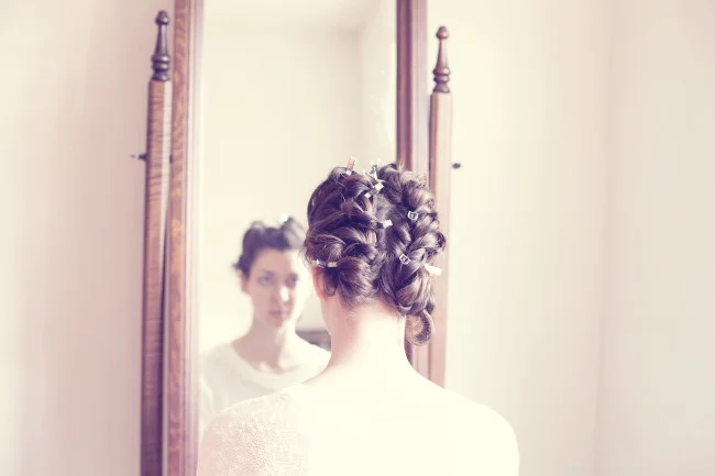 Perfect Heatless Curls With A French Twist
