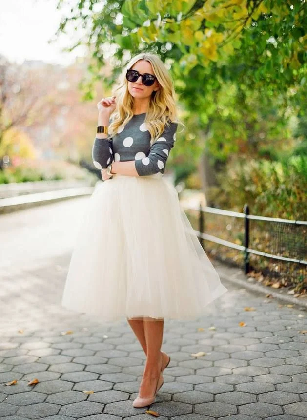 Spring Fashion Trend Tulle Skirts