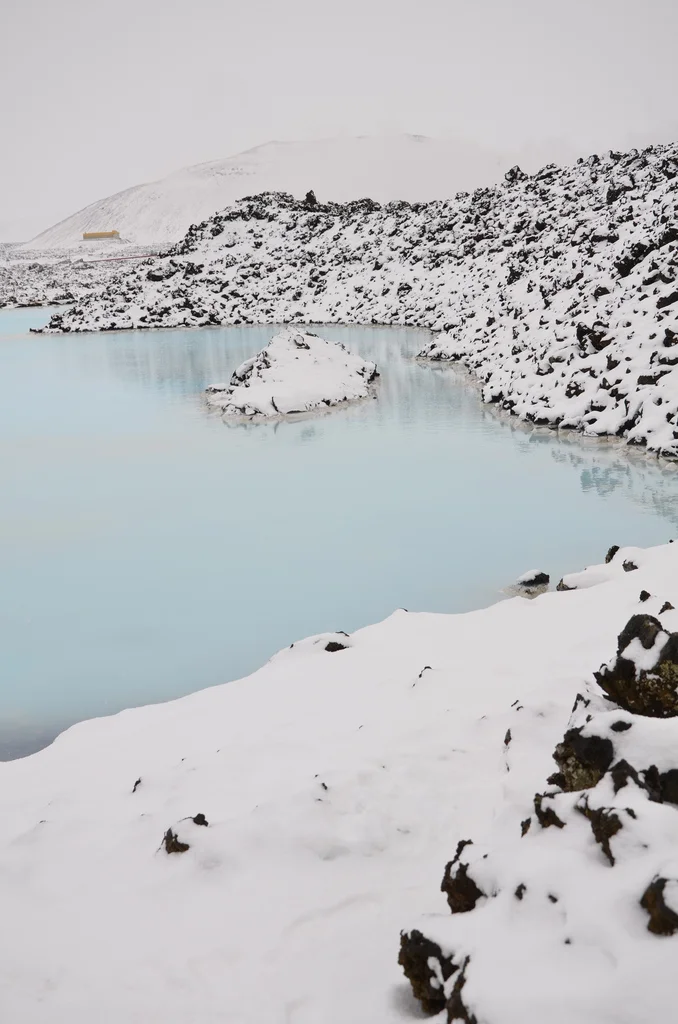 Winter Vacation at Blue Lagoon Geothermal Spa In Reykjavik Iceland
