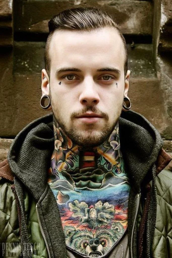 neck Full Tattoo Design
