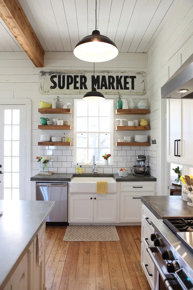Farmhouse eclectic kitchen design