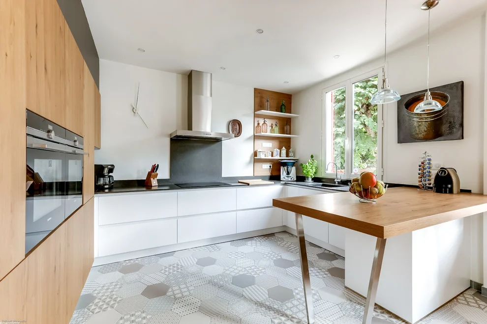 Kitchen With Small Dining Area