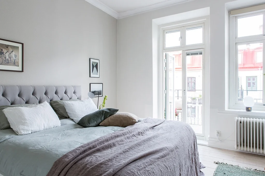 bright interior design bedroom