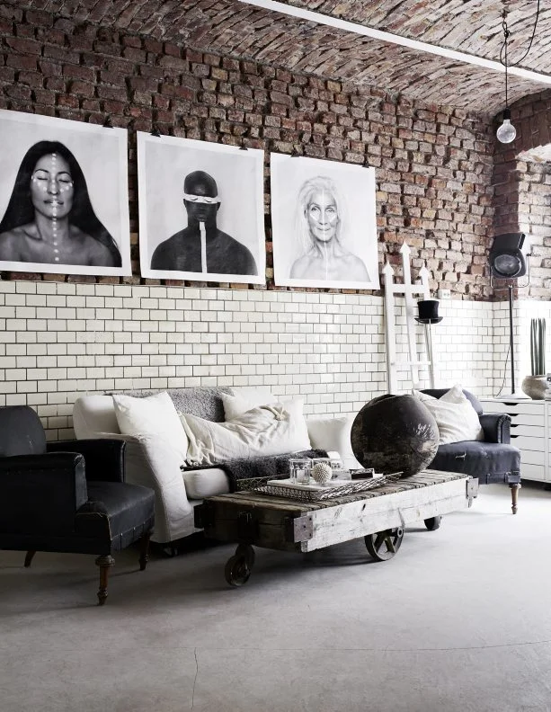 industrial studio Decorate Lighting With Natural Style