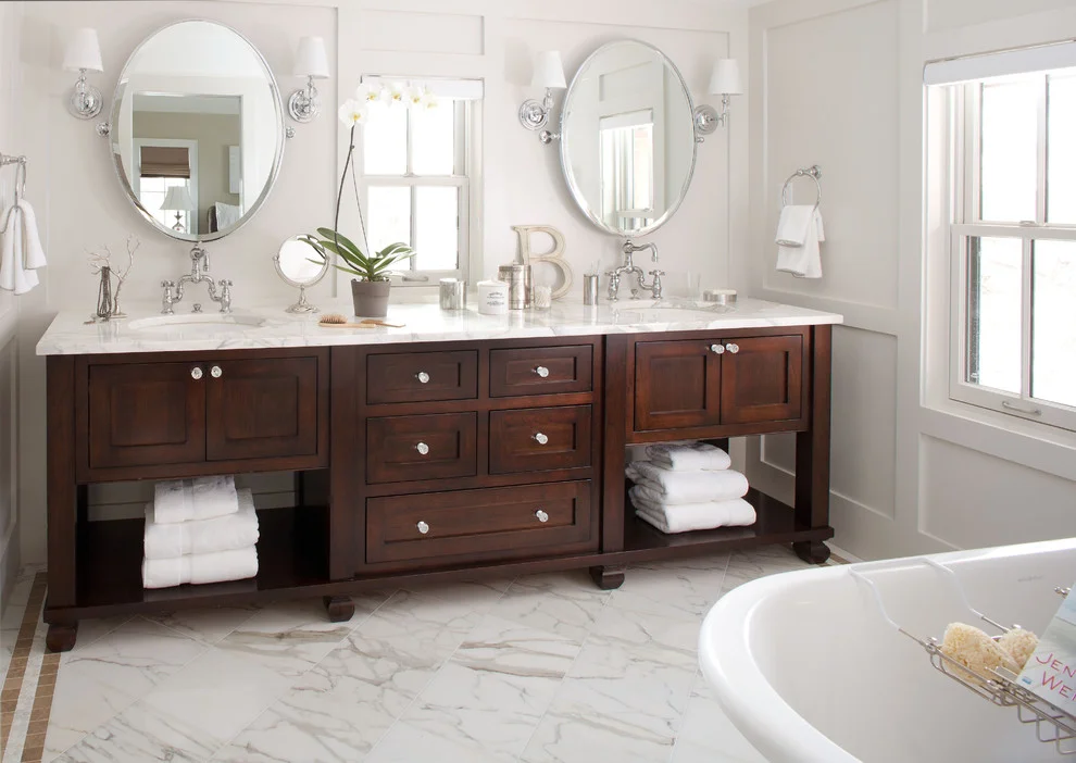 Decor Mirror Traditional Bathroom Bath Vanity