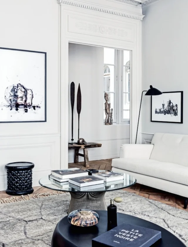 Gorgeous contemporary eclectic apartment living lounge room