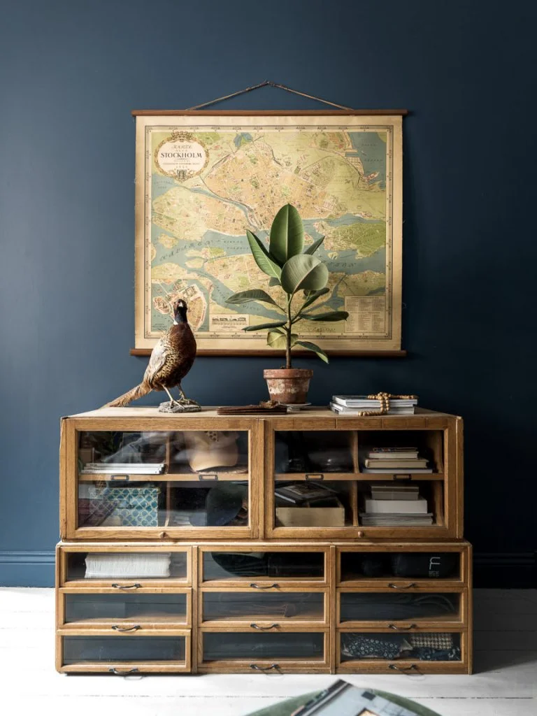 Mix of Blue and Grey Interior