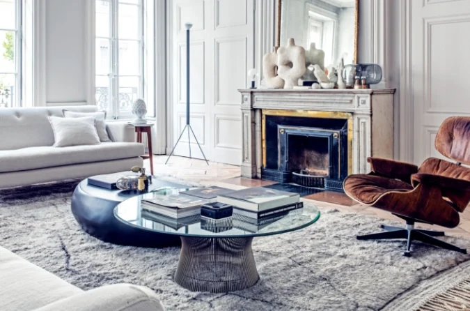Modern French apartment in a 19th century Shell