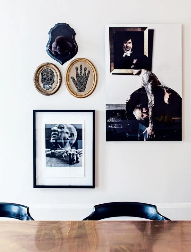 Scandinavian style wall decor idea