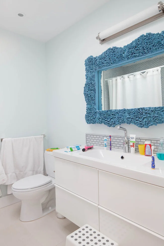 Stylish Framed Bathroom Mirror