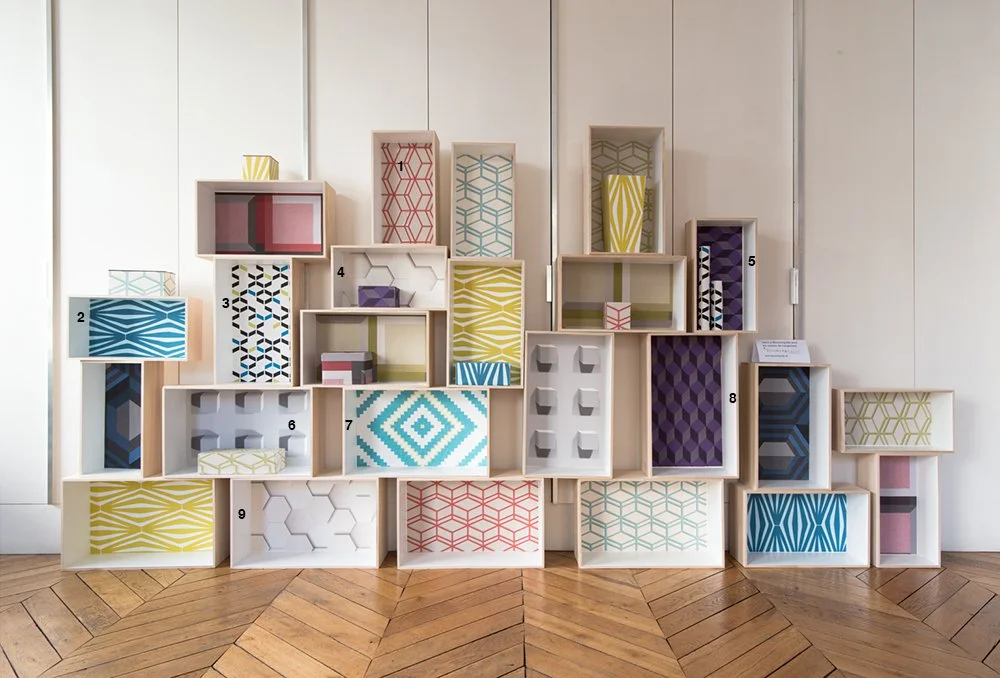 diy wallpaper furniture