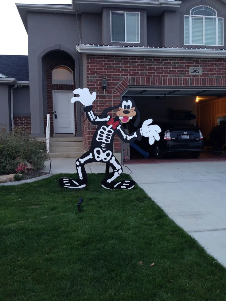 Disney Halloween decoration yard