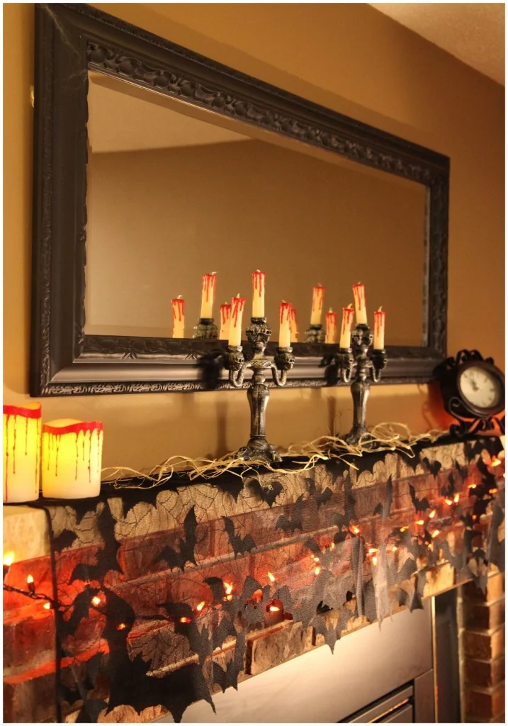 black bats decoration halloween