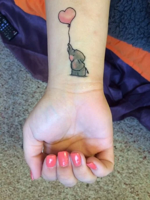 Balloon Calf Color Tattoo