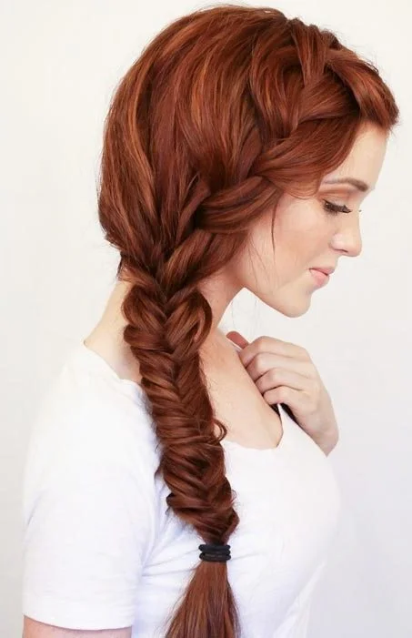 French and Fishtail Side Bride