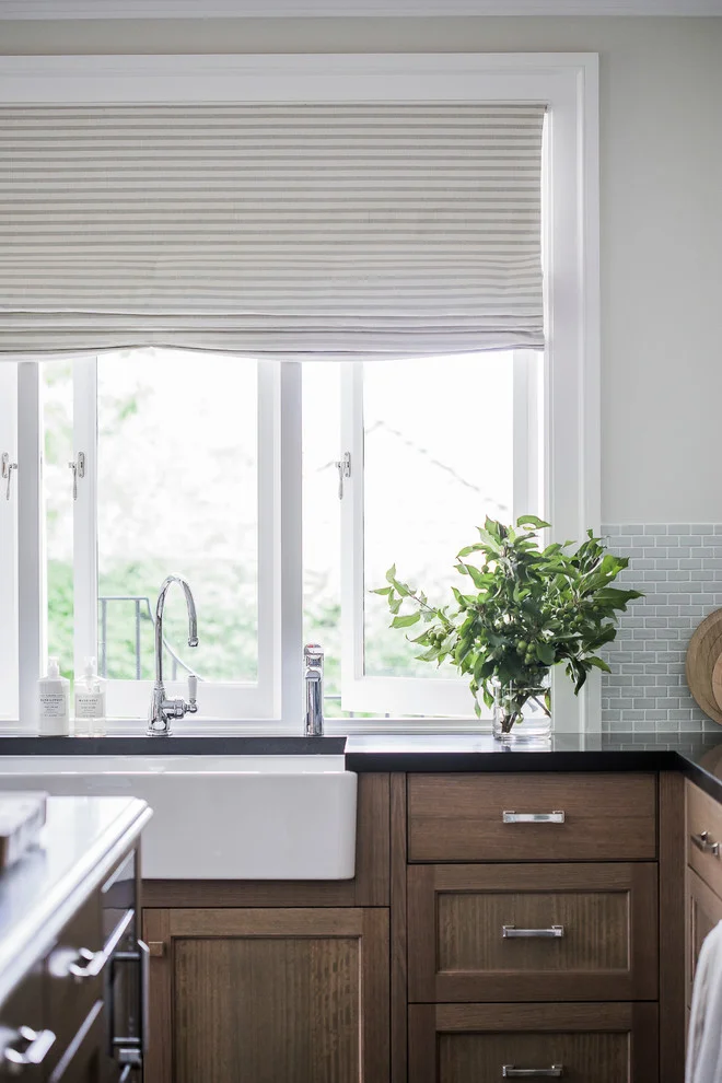Kitchen Cabinets Covering Window