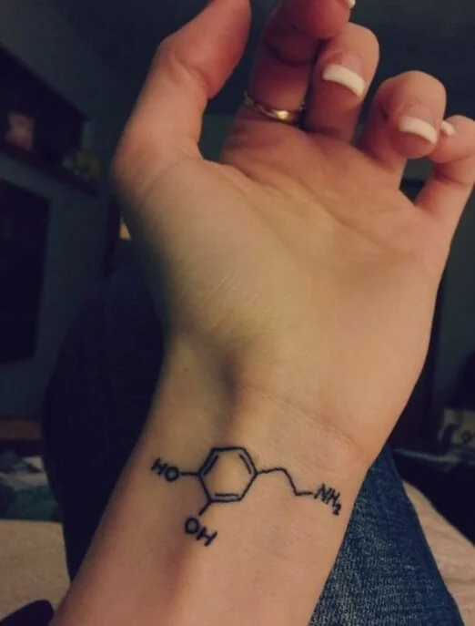 Molecular Tattoo For Physics Students