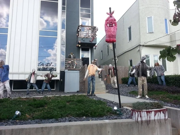 Not Safe For Children halloween decorations