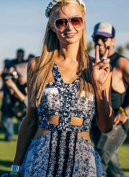Paris Hilton Blonde Straight Hairstyle