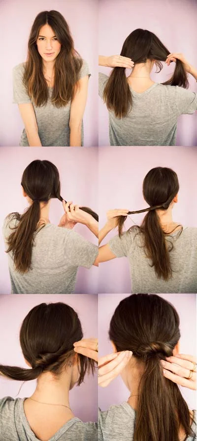 Ponytail Twist Hairstyle Tutorial