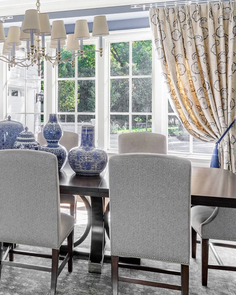 Transitional Dining Table For 12 Persons
