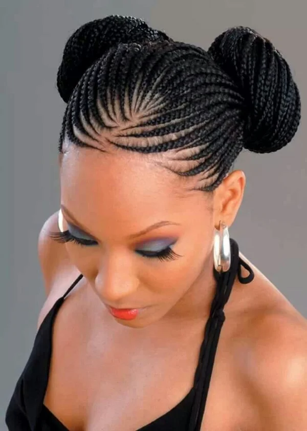 Twisted Bun Black Hairstyles