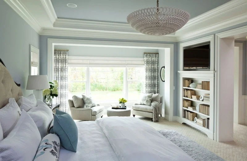 Bedroom in Cold Shades