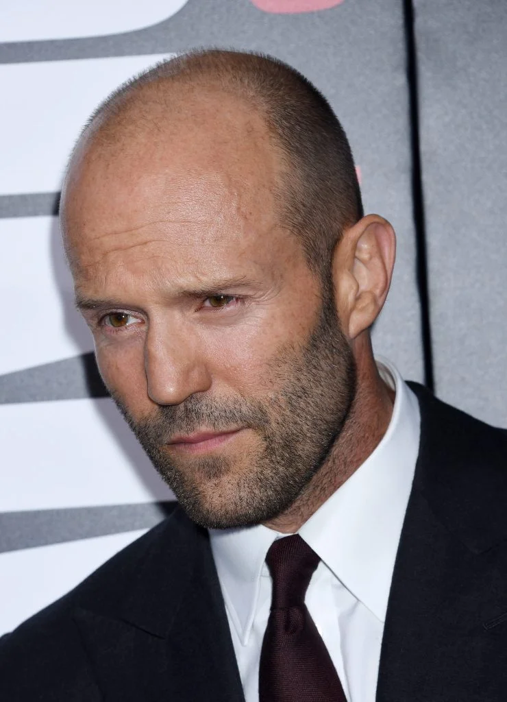 Jason Statham short buzz cut