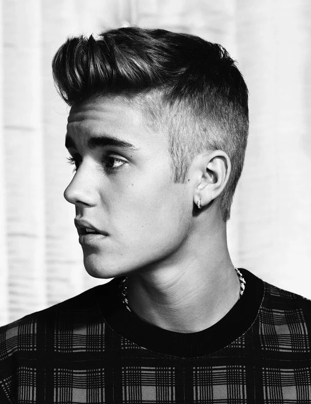 Justin Bieber Short Messy Fade Haircuts