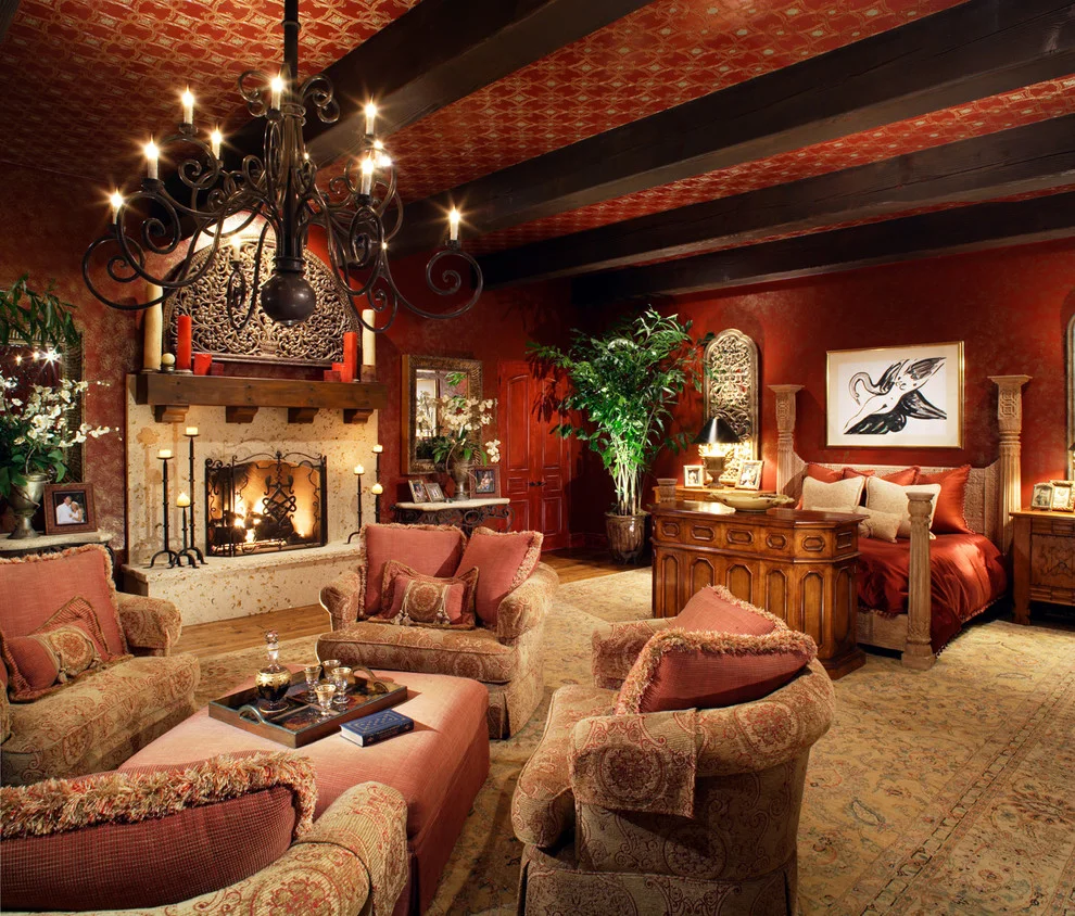 Perfect Dark Red Bedroom