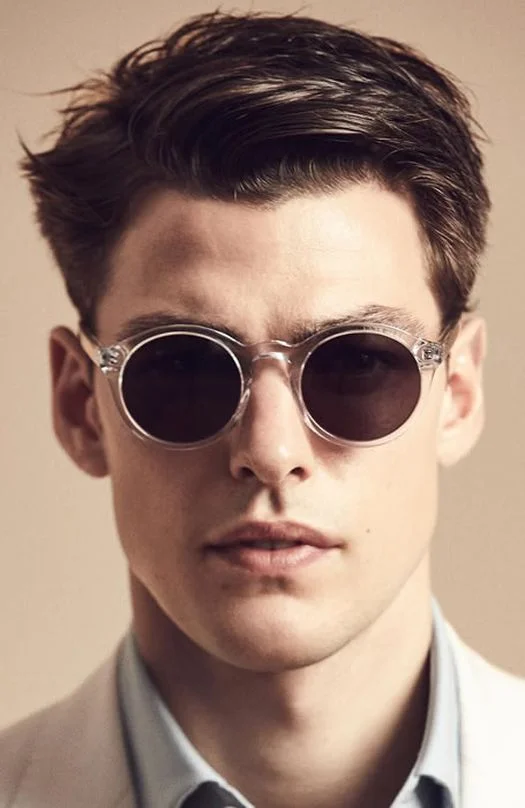 Short Side Part With Sunglasses