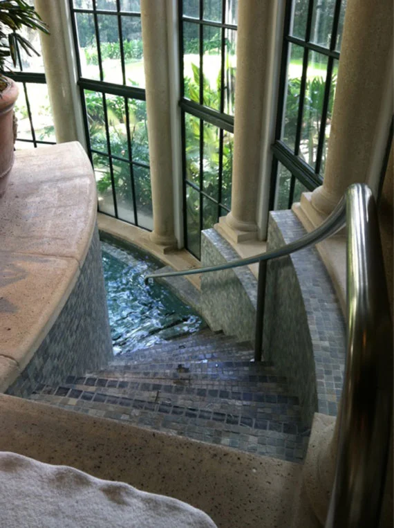 Creative Pool Stair Design