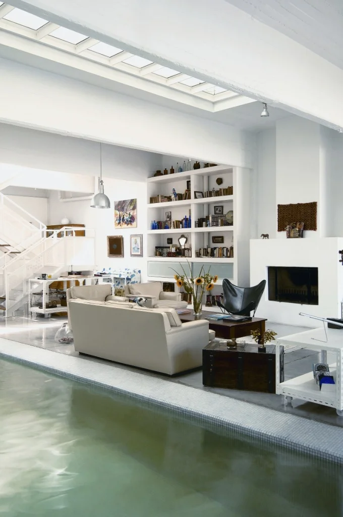 Indoor Small Pool in Living Room