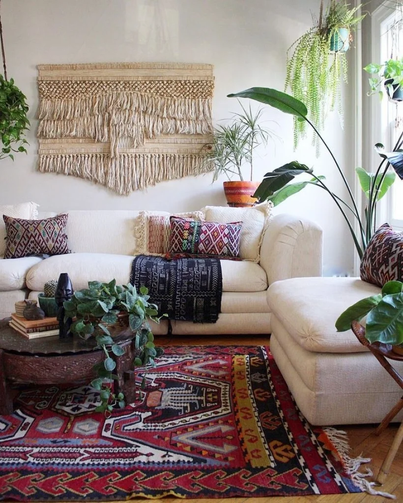 Romantic Bohemian Style Living Room