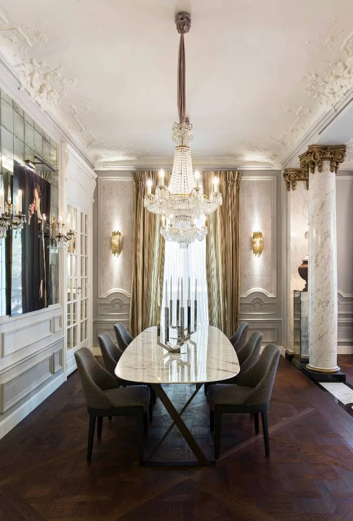 Royal Dining Room Wooden Floor