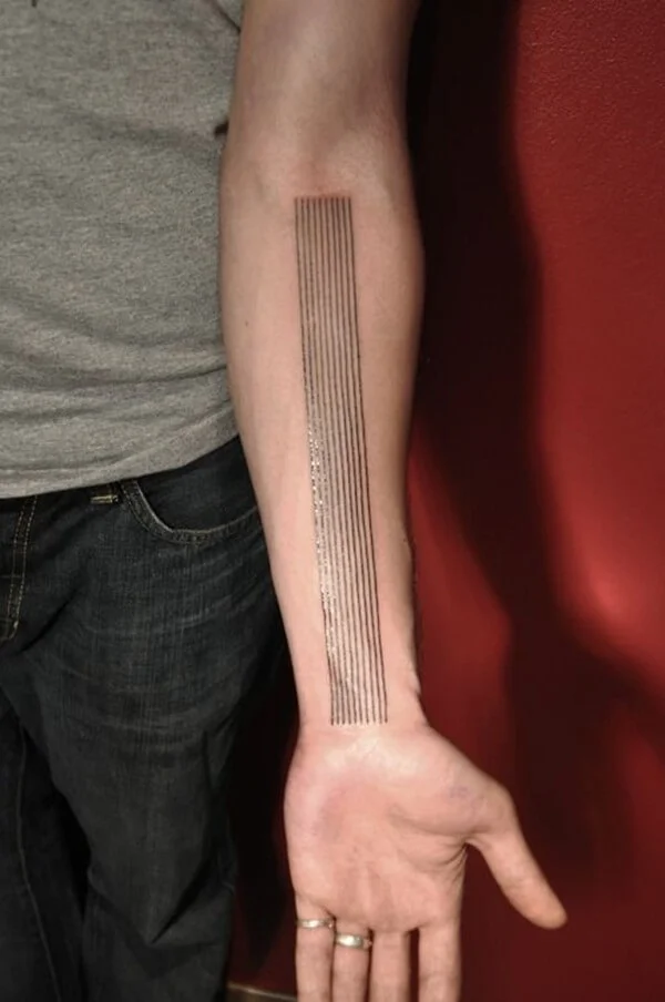 Fingerboard Bass-Guitar Strong Line Tattoo