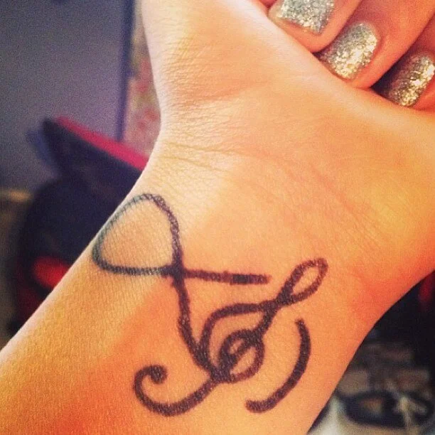 Infinity Tattoo With Music