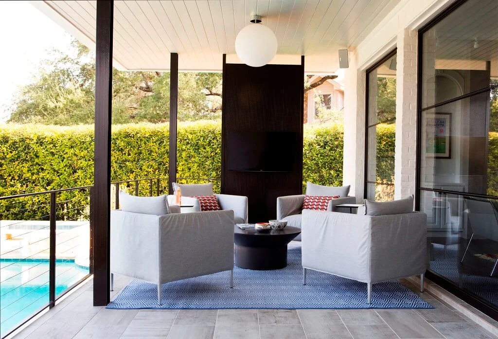 patio pool garden