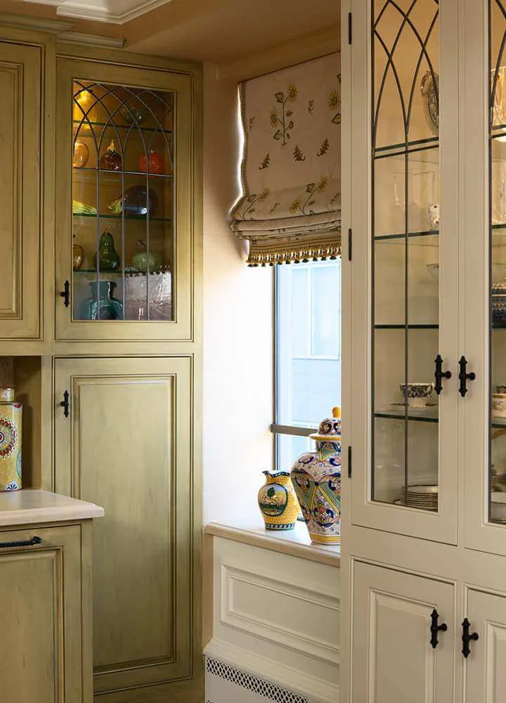 Roman Shades Curtains Little Kitchen Alcove