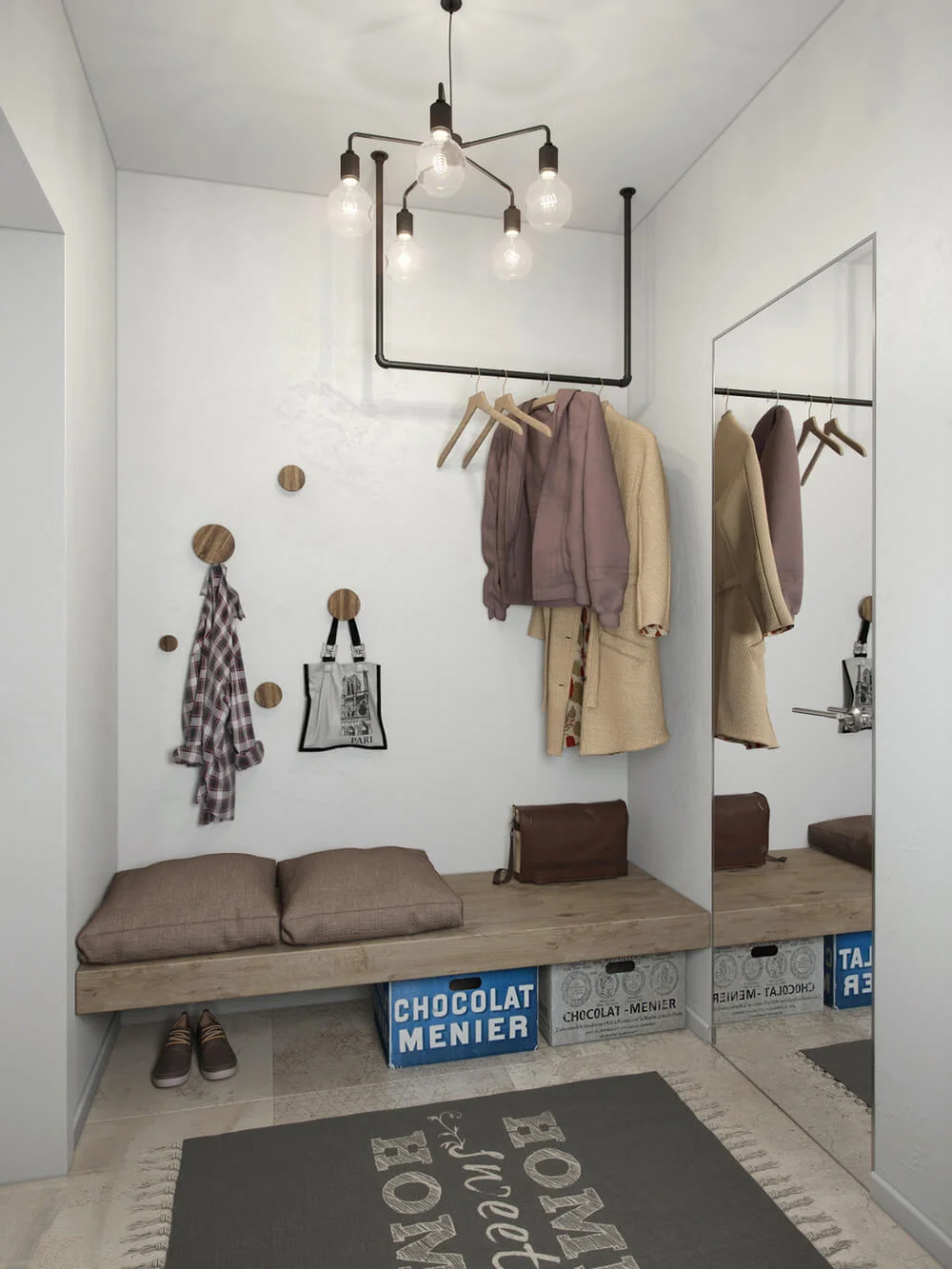 clever entryway arrangement ideas