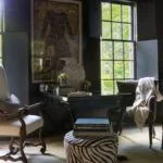 Black Walls And Furniture