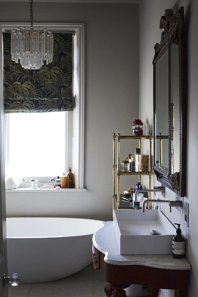 bathroom mirror sink old world