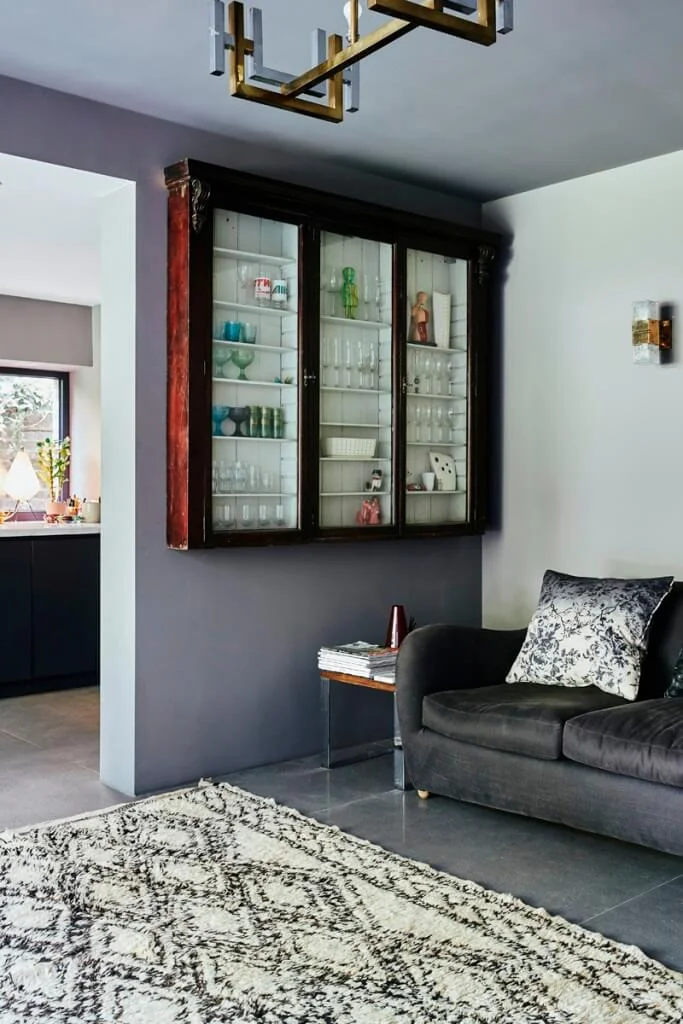 dining room lounge wall shelf