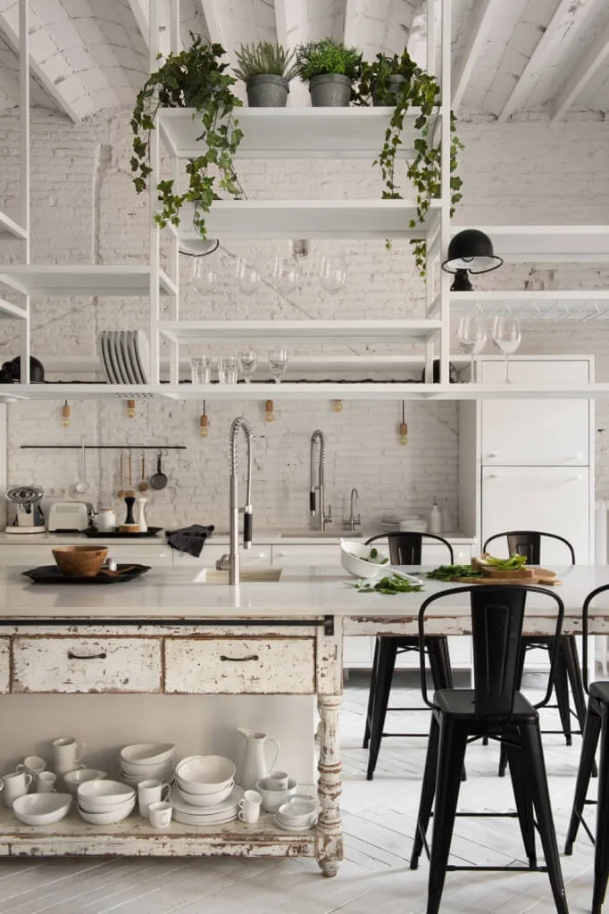 Scandinavian design kitchen table and chairs