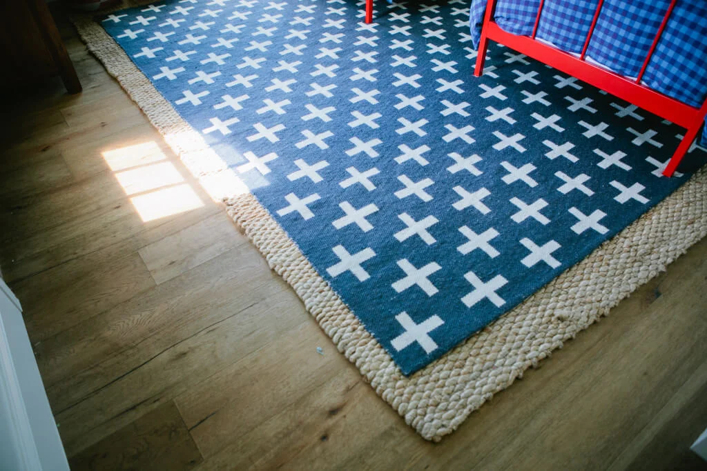 layered area rugs
