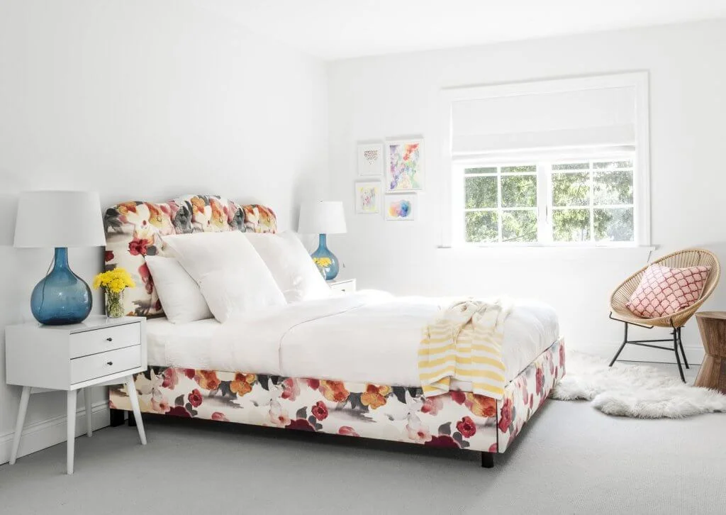 nordic style guest room