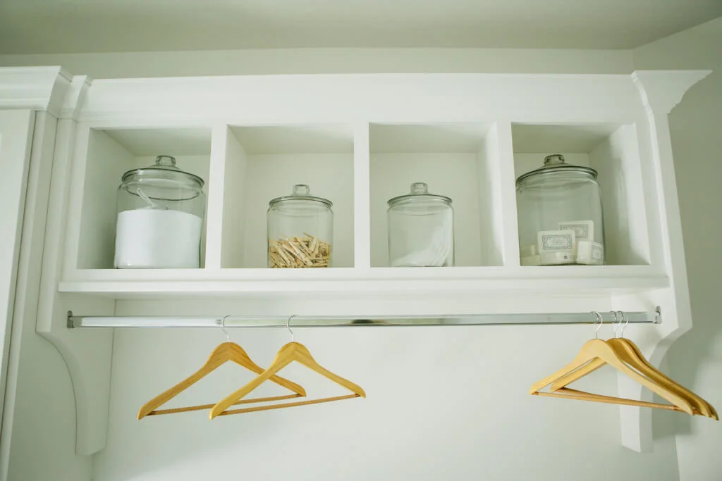 wall storage wooden hangers