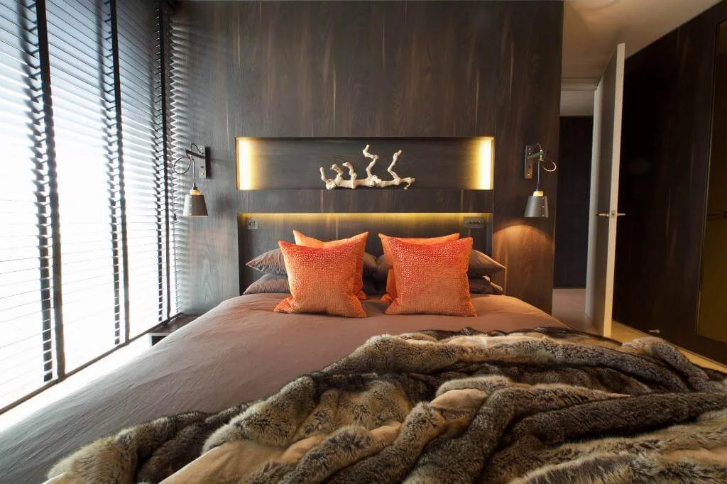 Dark Bedroom Interior Design