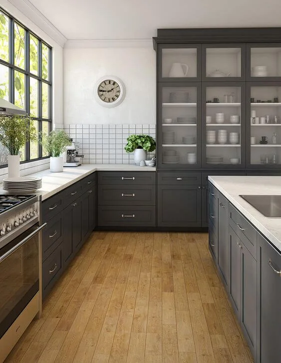 Monochromatic Kitchen Design Idea